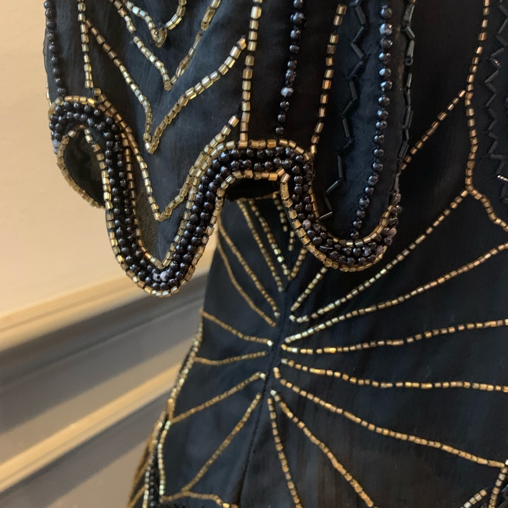 Scala Vtg 1980 Gorgeous Beaded Top - image 6